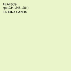 #EAF6C9 - Tahuna Sands Color Image